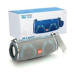 T&G SPEAKER PORTABLE TG-642 USB/TF CARD/FM RADIO GRAY T&G SPEAKER PORTABLE TG-642 USB/TF CARD/FM RADIO GRAY